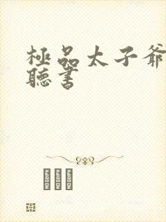 极品太子爷小说听书封面