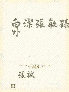 白洁张敏孙倩番外