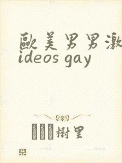 欧美男男激情videos gay