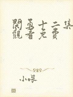 闵勇十二集在线观看免费封面