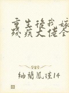 重生后我嫁给了残疾大佬全文