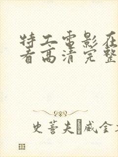 特工电影在线观看高清完整版免费