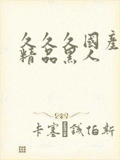 久久久国产亚洲精品黑人