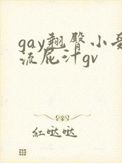 gay翘臀小受流屁汁gv封面