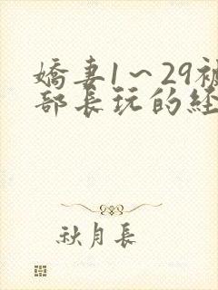 娇妻1～29被部长玩的经过小说