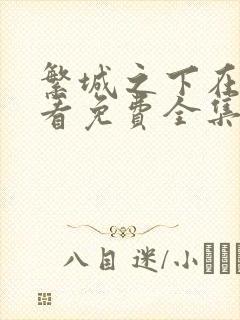 繁城之下在线观看免费全集电视剧