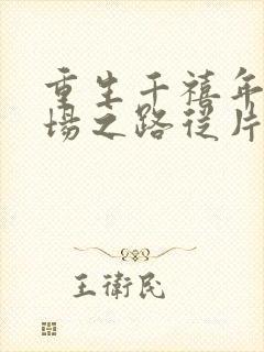 重生千禧年:官场之路从片警开始免费阅读封面