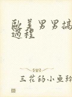 欧美男男搞基全过程