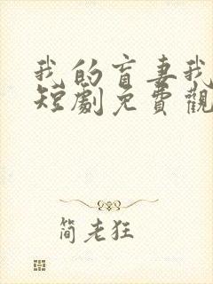 我的盲妻我的心短剧免费观看完整版