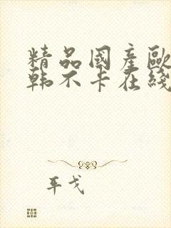 精品国产欧美日韩不卡在线观看