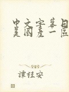 中文字幕日韩欧美国产一区封面