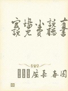 官场小说有声小说免费听书