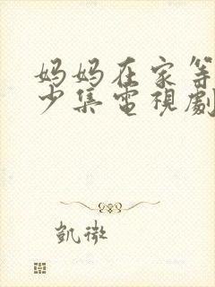 妈妈在家等你多少集电视剧封面