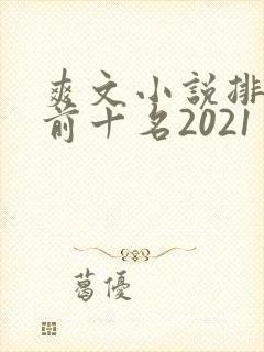 爽文小说排行榜前十名2021