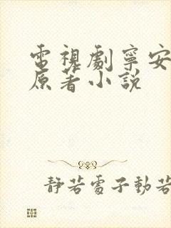 电视剧宁安如梦原著小说