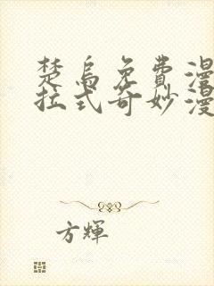 楚乌免费漫画下拉式奇妙漫画封面