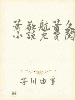 萧敬航萧久久的小说免费阅读