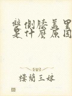 双侧膝盖里面痛是什么原因