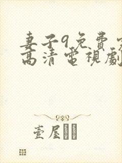 妻子9免费完整高清电视剧在线观看