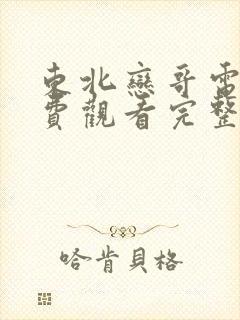 东北恋哥电影免费观看完整