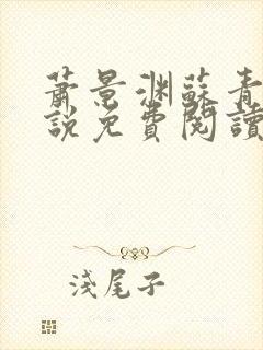 萧景渊苏青衣小说免费阅读最新章节