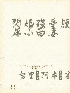 闪婚强爱腹黑首席小白妻