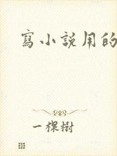 写小说用的软件