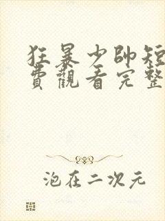 狂暴少帅短剧免费观看完整版高清封面