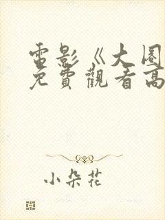 电影《大圈帮》免费观看高清