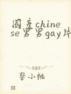 国产chinese男男gay片