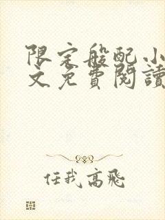 限定般配小说全文免费阅读最新章节