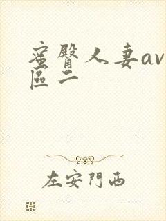 蜜臀人妻av一区二封面