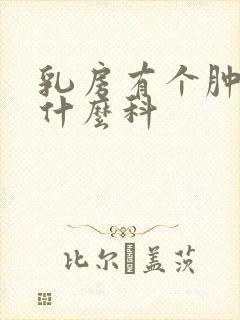 乳房有个肿块挂什么科封面