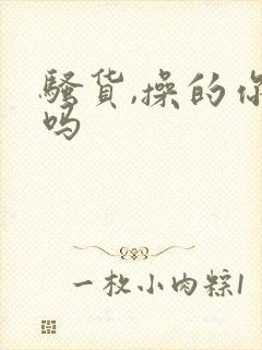 骚货,操的你爽吗