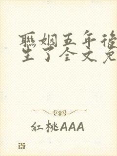 联姻五年后她重生了全文免费阅读封面