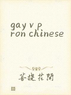 gay v pron chinese