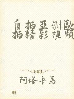 自拍亚洲欧洲操拍精彩视频封面