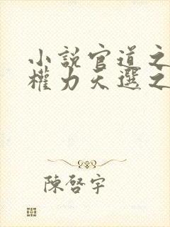 小说官道之绝对权力天选之主全文封面