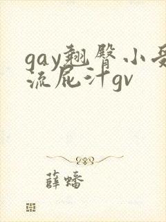 gay翘臀小受流屁汁gv封面