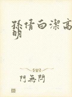 孙倩白洁高义李明封面