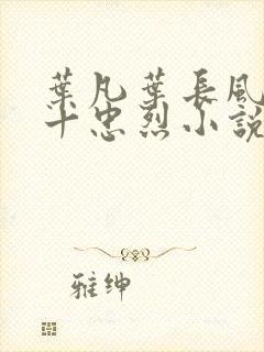 叶凡叶长风一门十忠烈小说