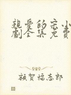 亲爱的宋小姐短剧全集免费观看封面