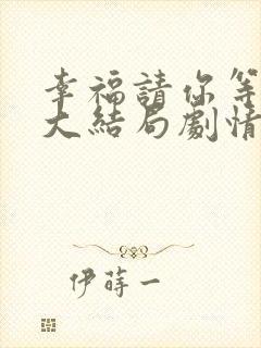 幸福请你等等我大结局剧情介绍