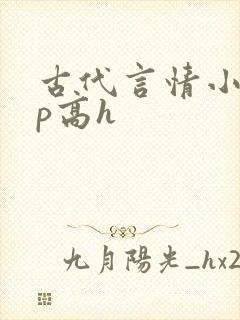 古代言情小说np高h