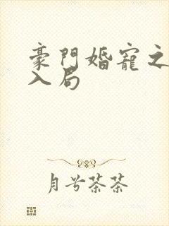 豪门婚宠之诱妻入局