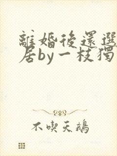 离婚后还选择同居by一枝独秀