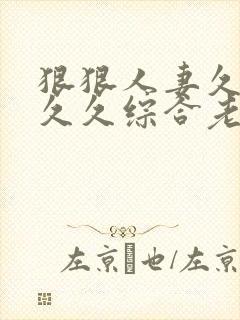 狠狠人妻久久久久久综合老师粉嫩封面