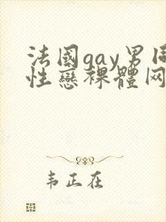 法国gay男同性恋裸体网址