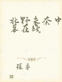 北野未奈中文字幕在线
