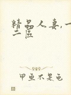 精品人妻,一区二区